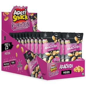 Arachidi Tostate Protein Aperisnack g. 25 x 18 pz
