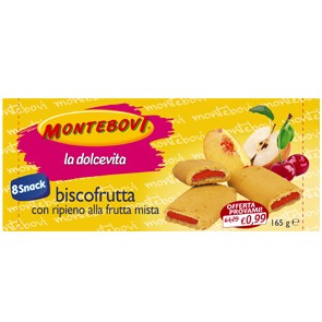 Biscofrutta con Frutta Mista gr. 165 x 15 pz
