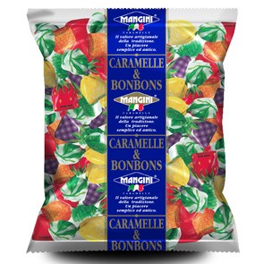 Caramelle Frutta Ripiena Mangini x 1 Kg