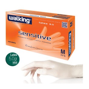 Guanti in Lattice Bianchi x 100 pz