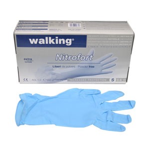 Guanti Spont. Nitrofort Blue x 100 pz