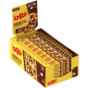 Oro Barretta Cioccolato e Nocciola gr. 40 x 25 pz