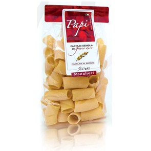 Pasta di Semola di grano duro Paccheri gr. 500