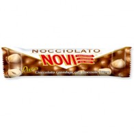 Barrette Novi gianduja con nocciole gr. 30 x 30 pz