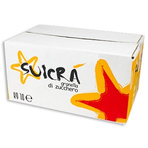 Zucchero in bustine classico gr.4 da kg 10 x 2.500 bustine